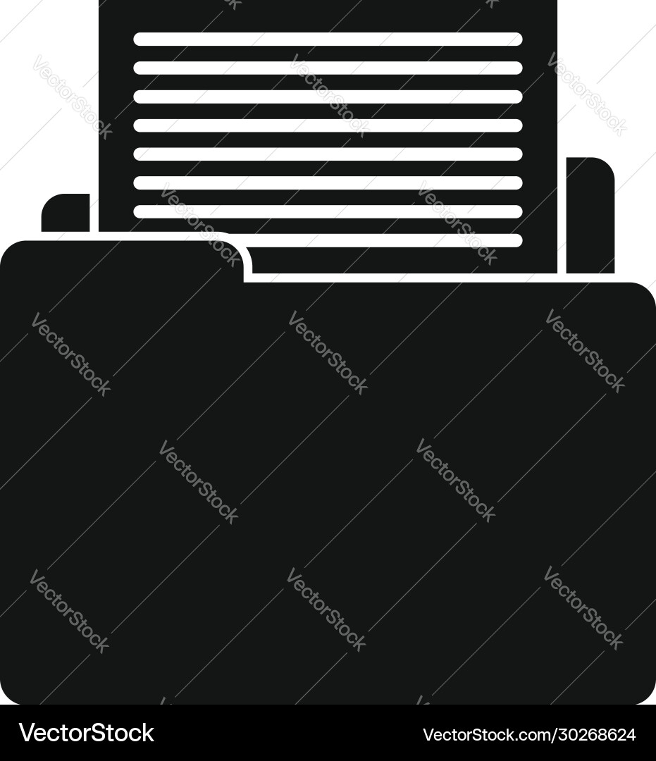 Summary editor icon simple style Summary editor icon simple style vector image