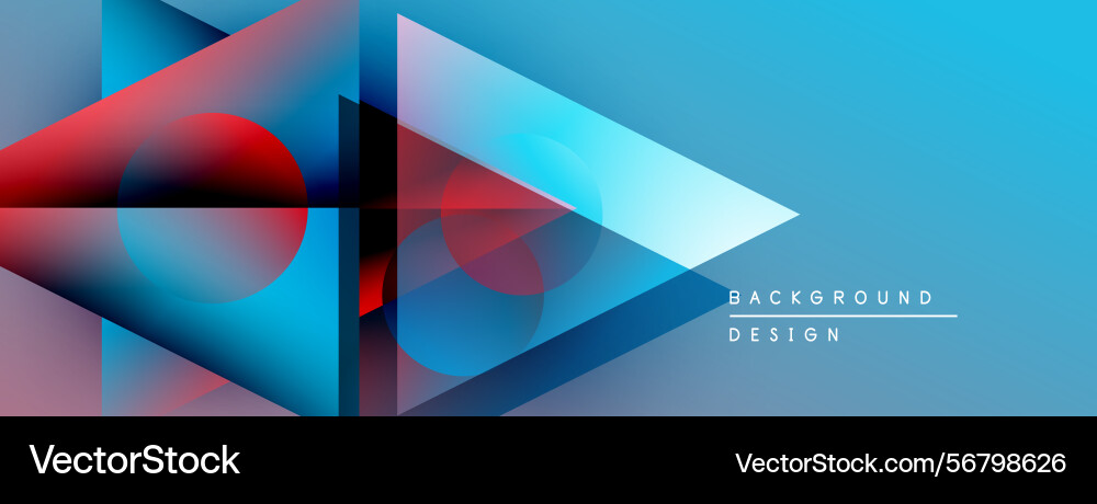 Abstract geometric shapes overlap creating Abstract geometric shapes overlap creating vector image