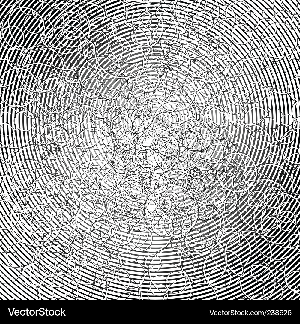 Classic Circular Stripe Pattern Vector Image