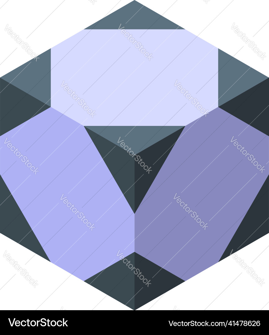Cube illusion icon isometric visual memory Cube illusion icon isometric visual memory Vector Image