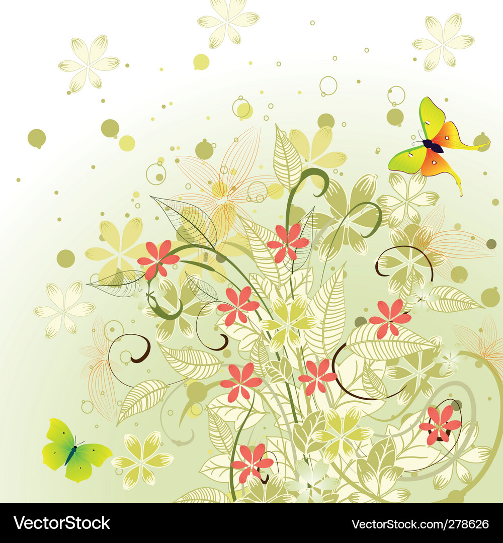 Spring abstract design Vector Image