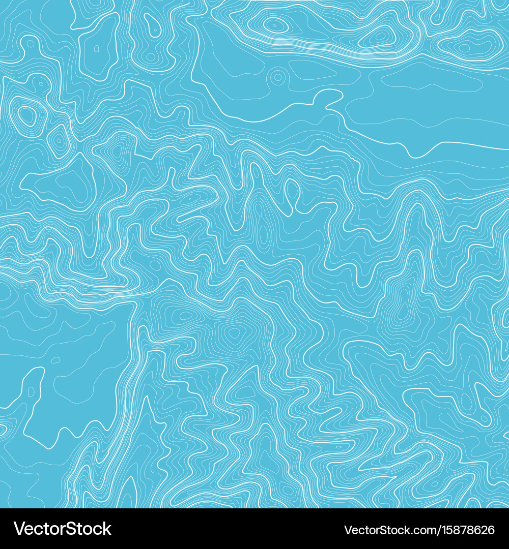 Topographic map background with space for copy Vector Image