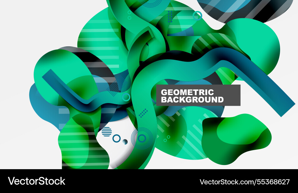 Abstract background - lines circles and liquid Abstract background - lines circles and liquid vector image