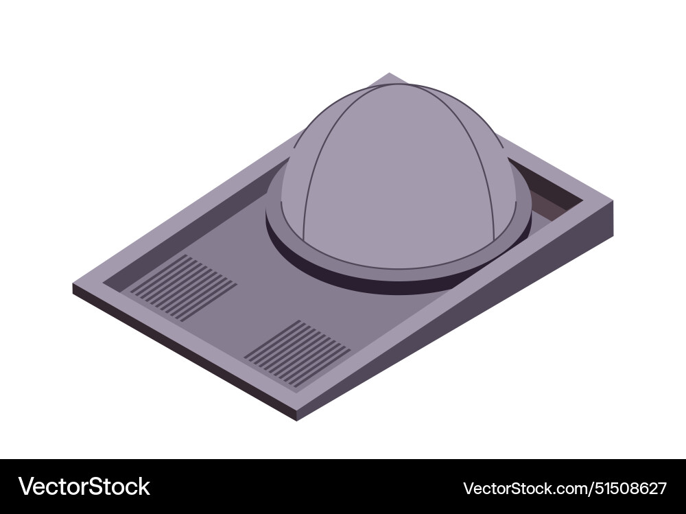 Factory isometric icon Royalty Free Vector Image