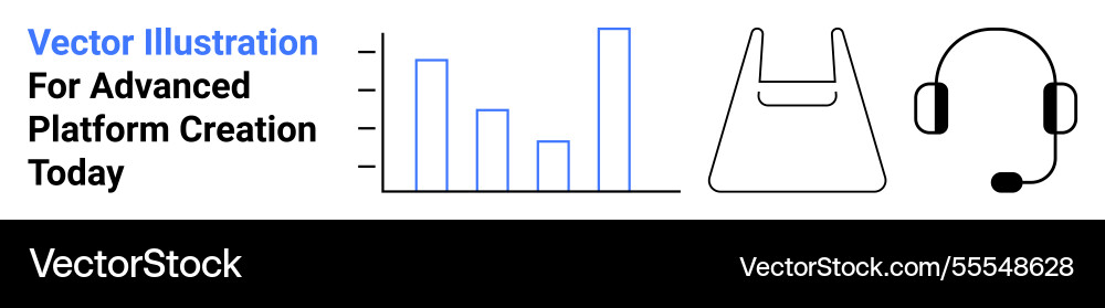 Data analytics e-commerce and customer support Data analytics e-commerce and customer support vector image