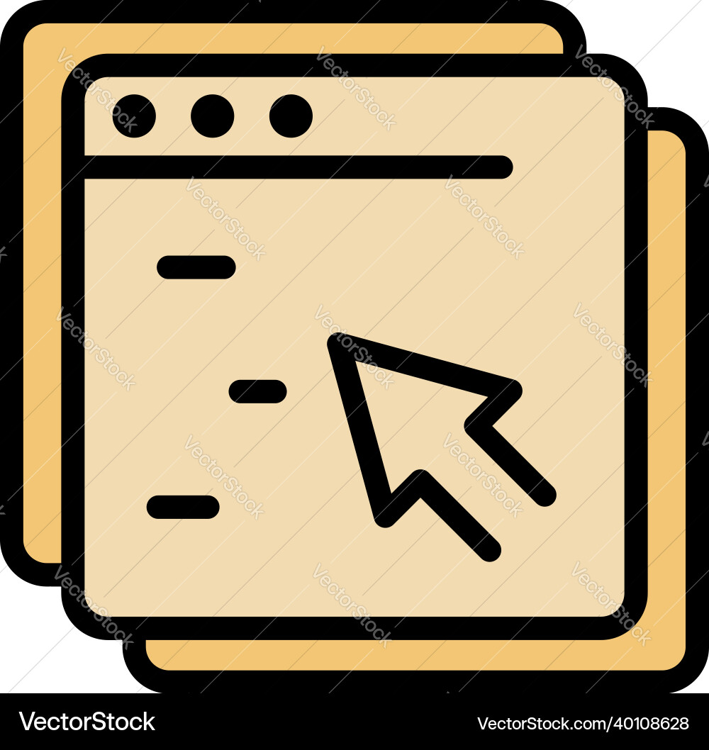 Internet access icon color outline Internet access icon color outline Vector Image