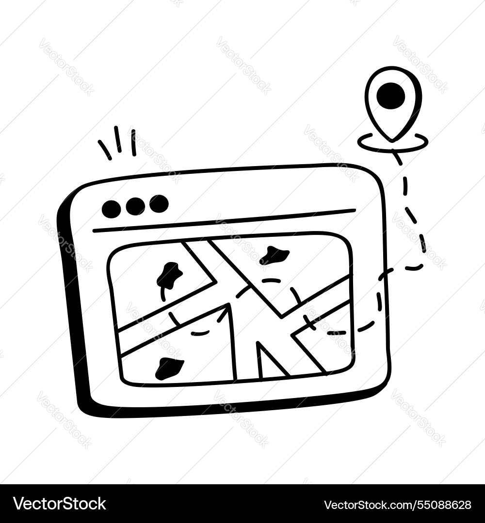 Web navigation Vector Image