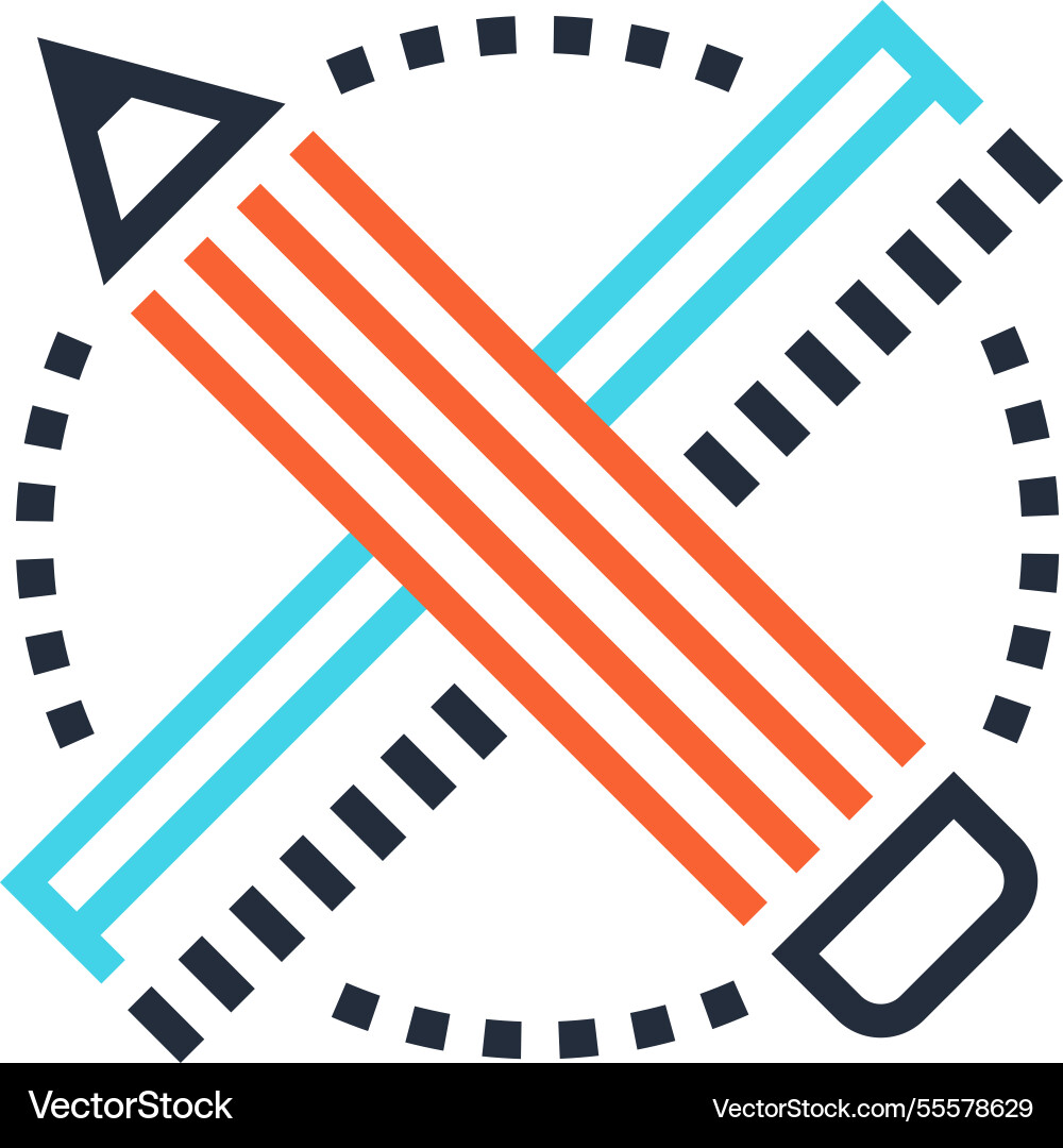 Design flat line web icon concept Design flat line web icon concept vector image