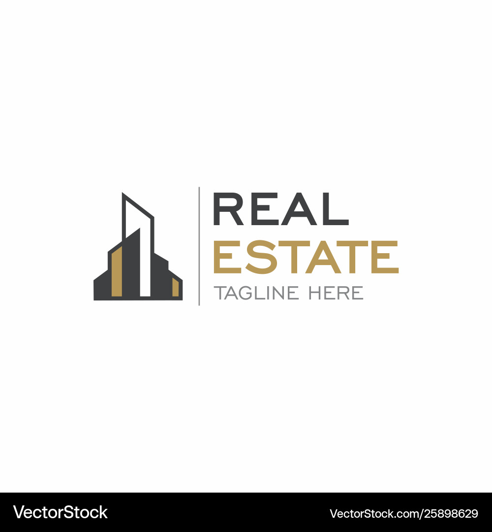 Immobilien Wohnung Logo Design Immobilien Wohnung Logo Design vektorbild