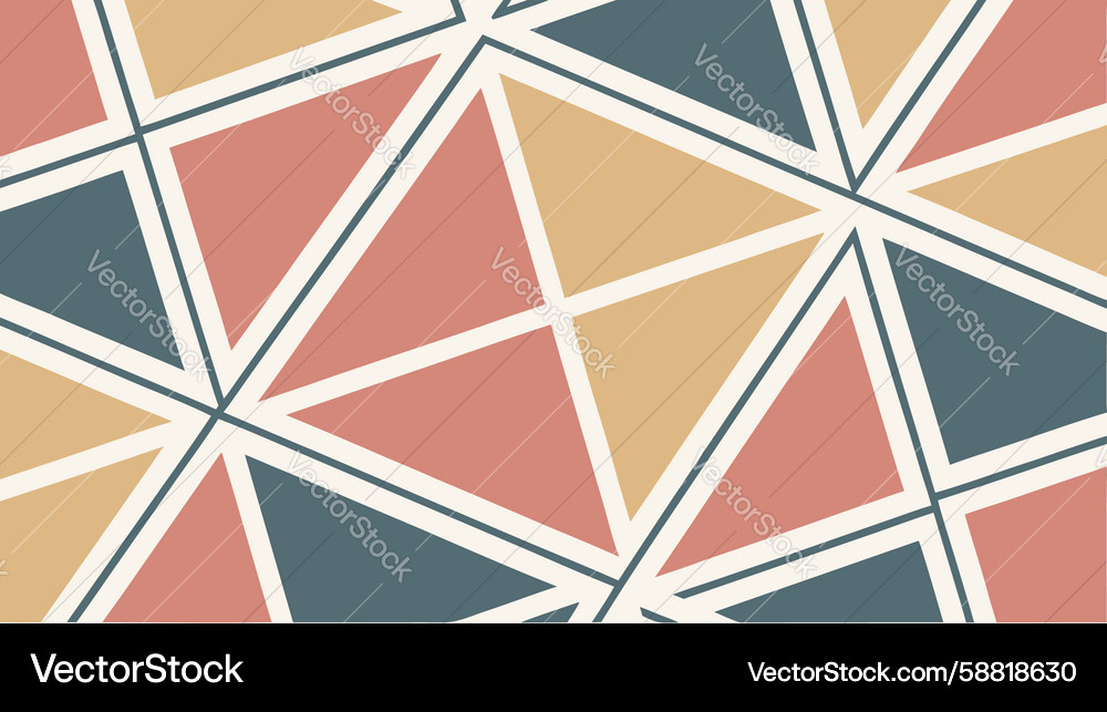 Seamless geometric triangle pattern background Vector Image