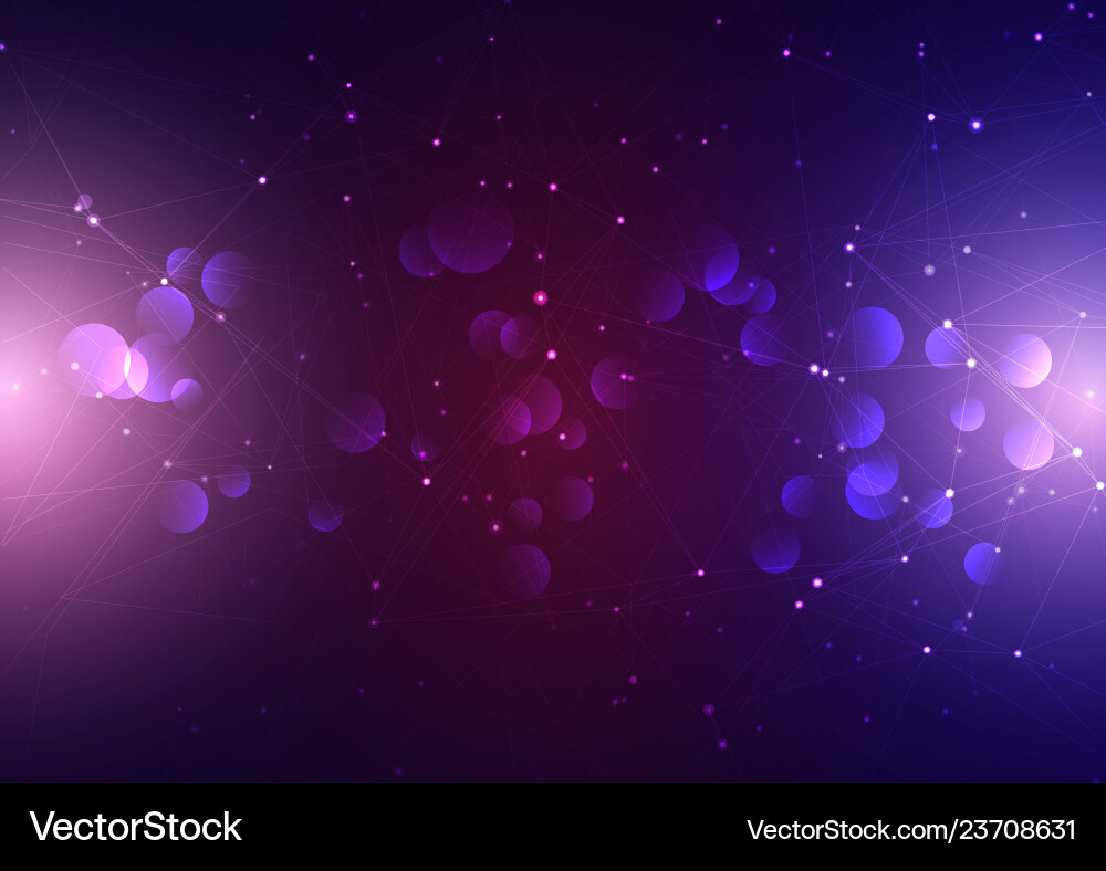 Abstract background with low poly design vector image