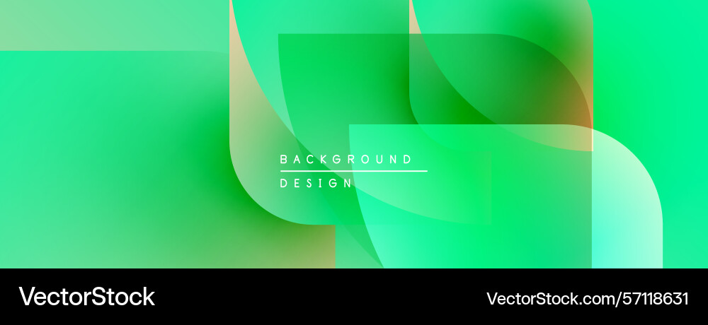 Abstract green background overlapping shapes Abstract green background overlapping shapes vector image