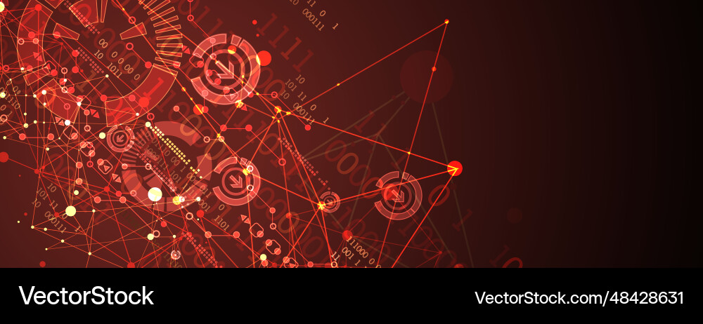 Abstract technology circuit board high computer Abstract technology circuit board high computer vector image