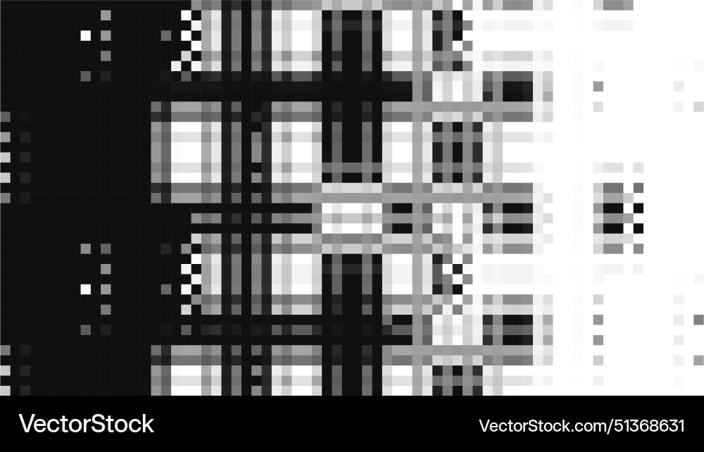 Pixel disintegration background art 8 bit objects Pixel disintegration background art 8 bit objects vector image