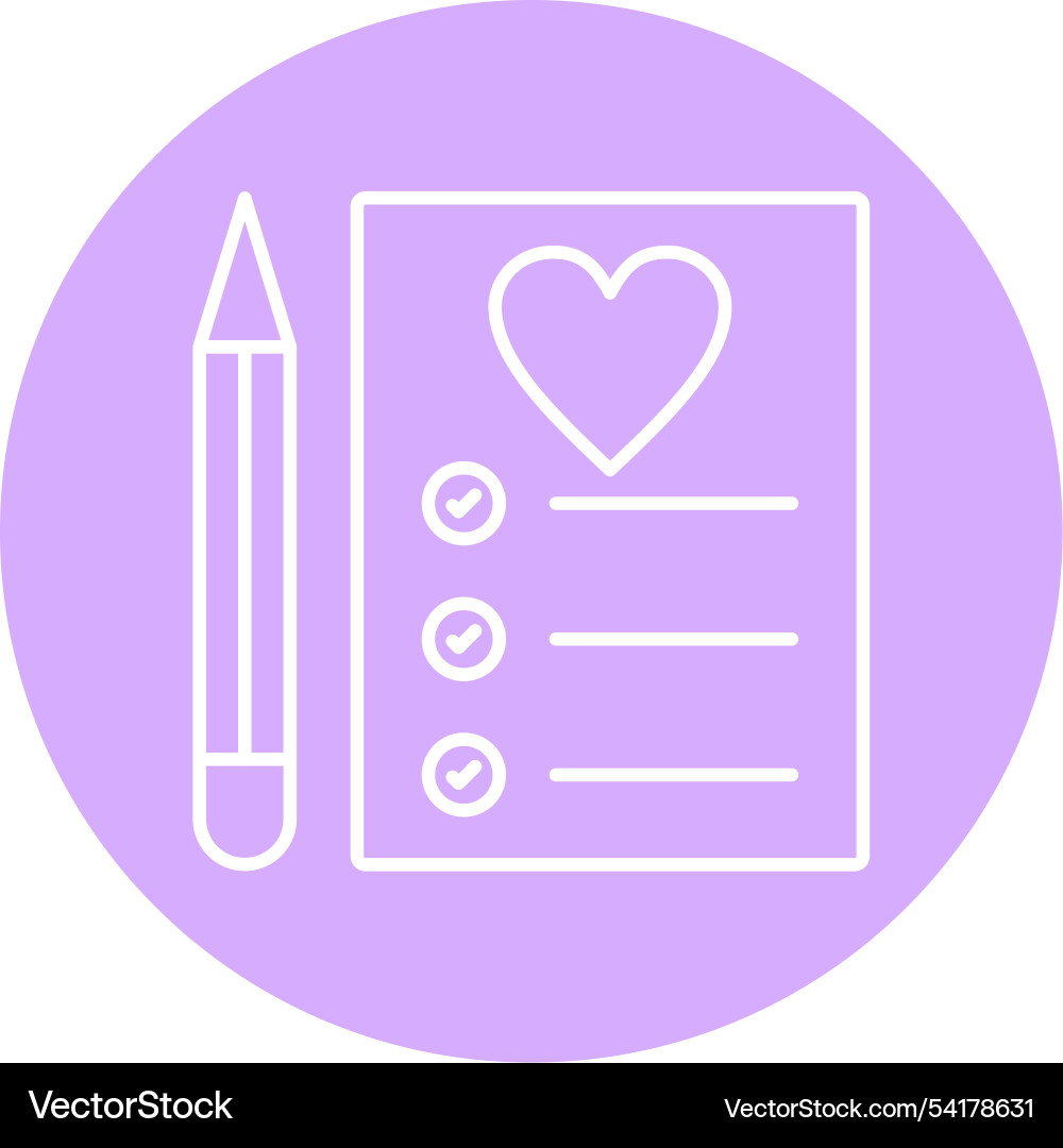Procedure line circle icon Vector Image