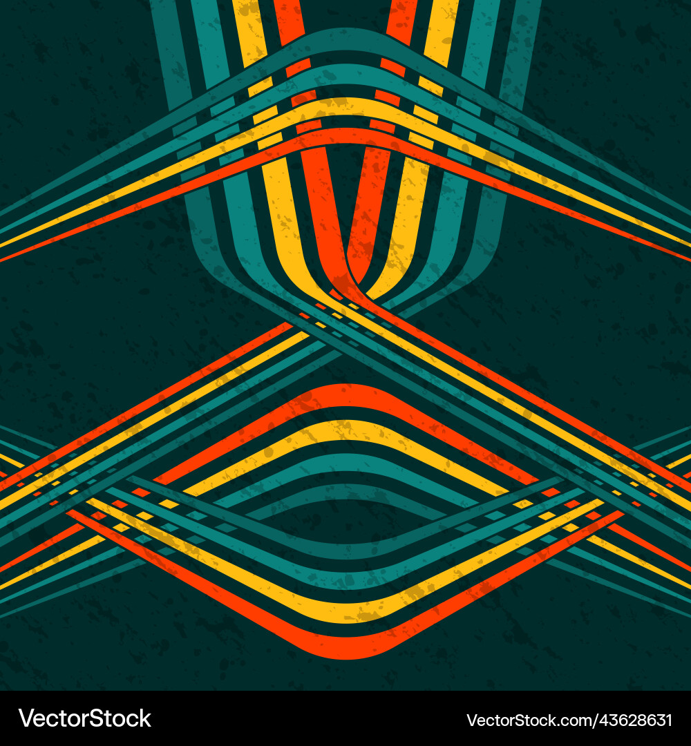 Retro lines set design background Retro lines set design background vector image