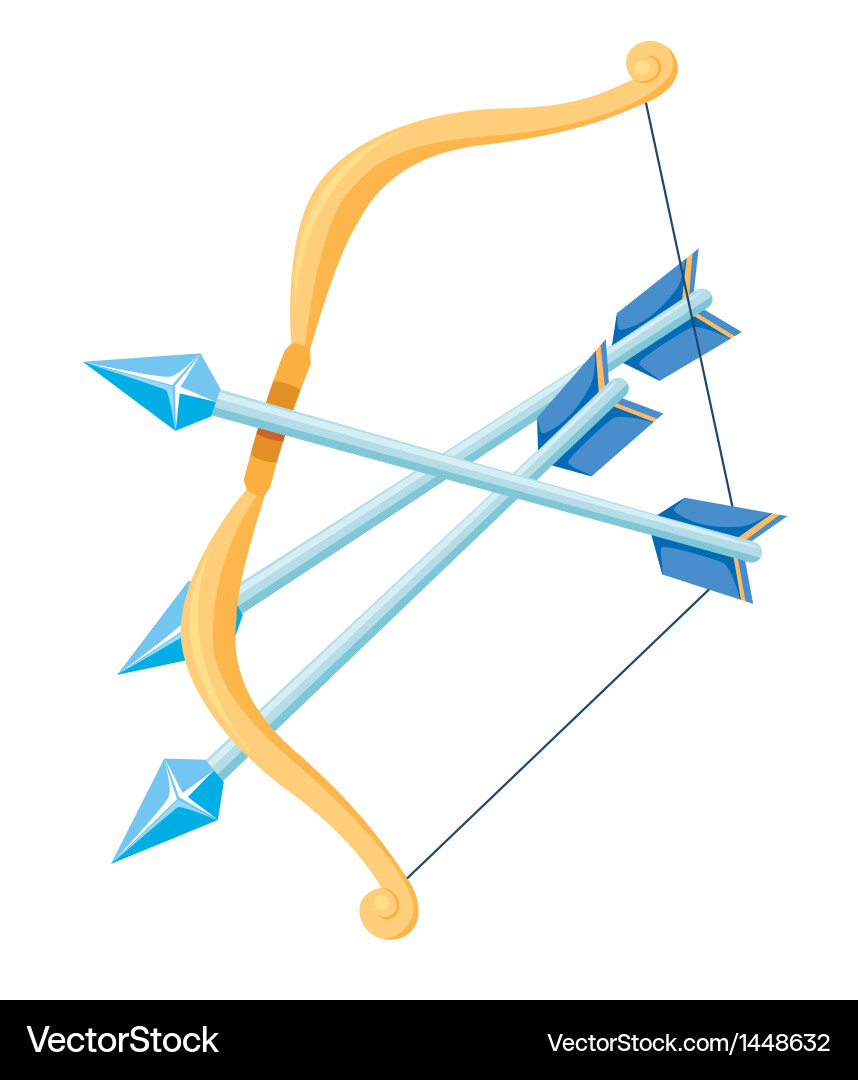 Archer Shooting Arrow vector image