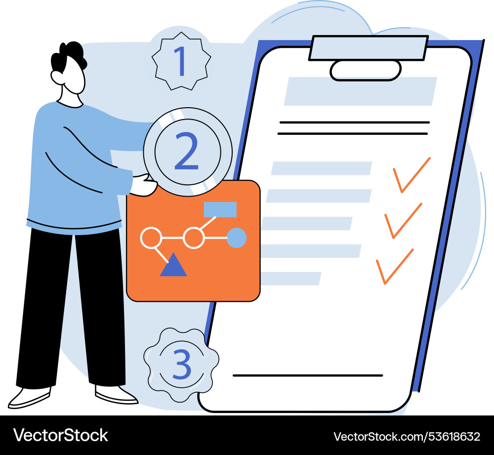 Digital communication formats content with online Digital communication formats content with online vector image