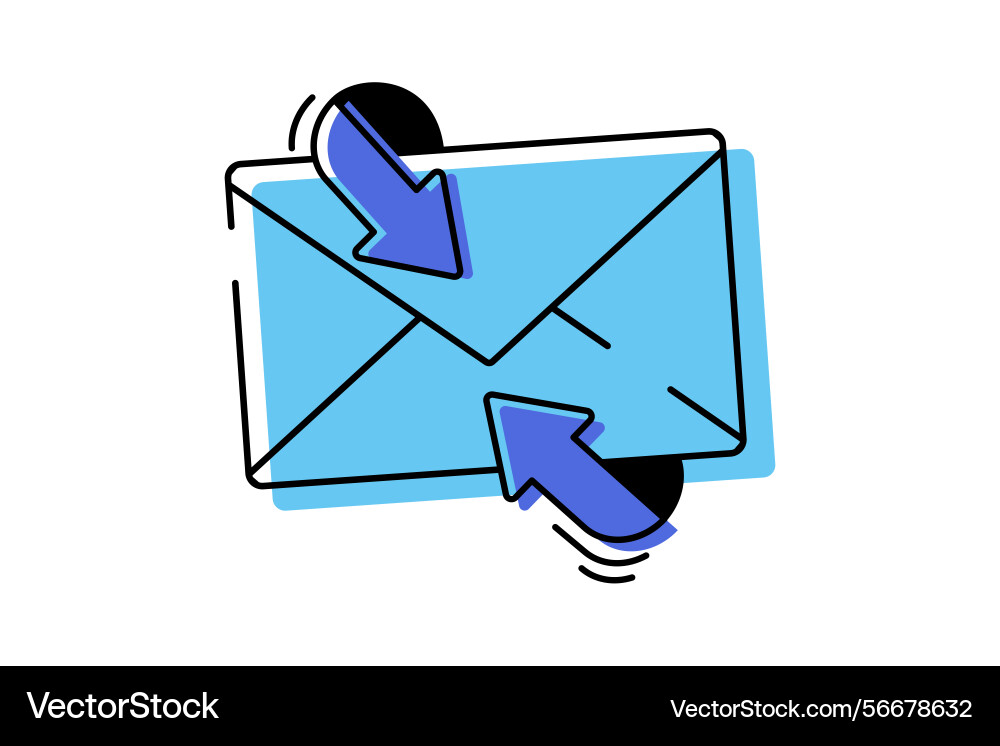 Quick data transfer linear icon easy to edit line Vector Image
