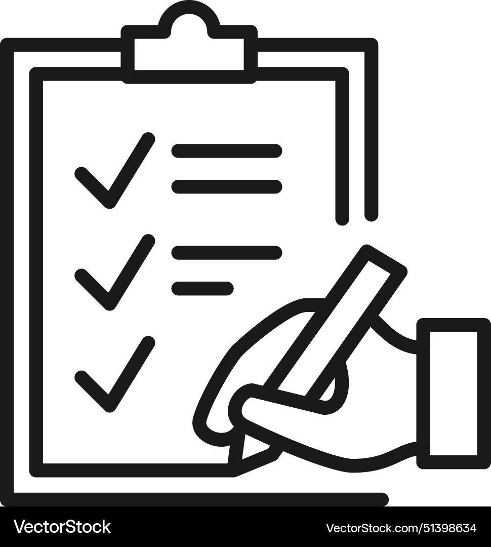 Clipboard document icon with a check mark task Clipboard document icon with a check mark task vector image