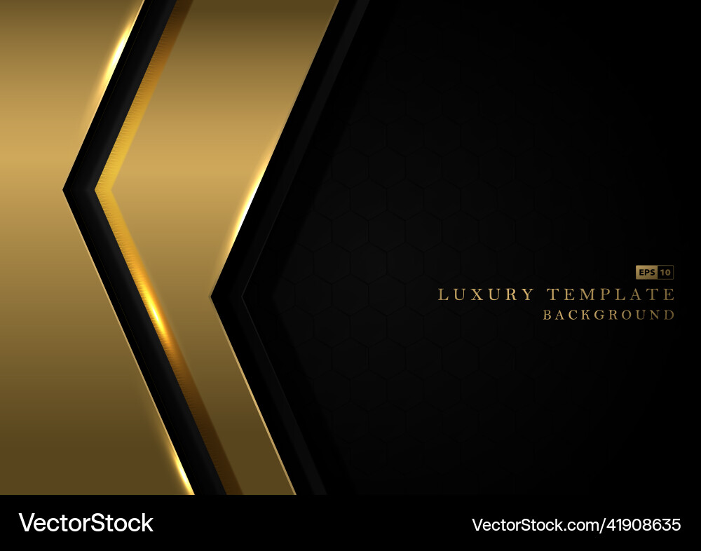 Abstract gradient golden template design Abstract gradient golden template design vector image