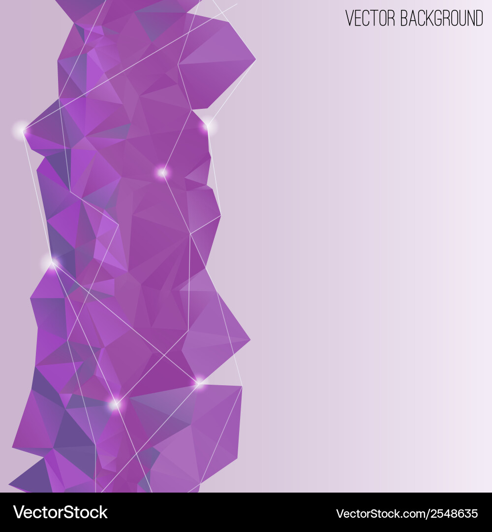 Background with lines circles and shapes vector image