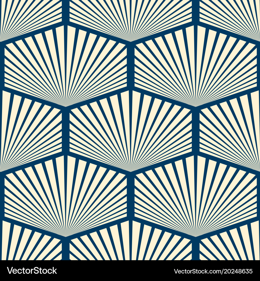 Geometric Hexagon Pattern vector image