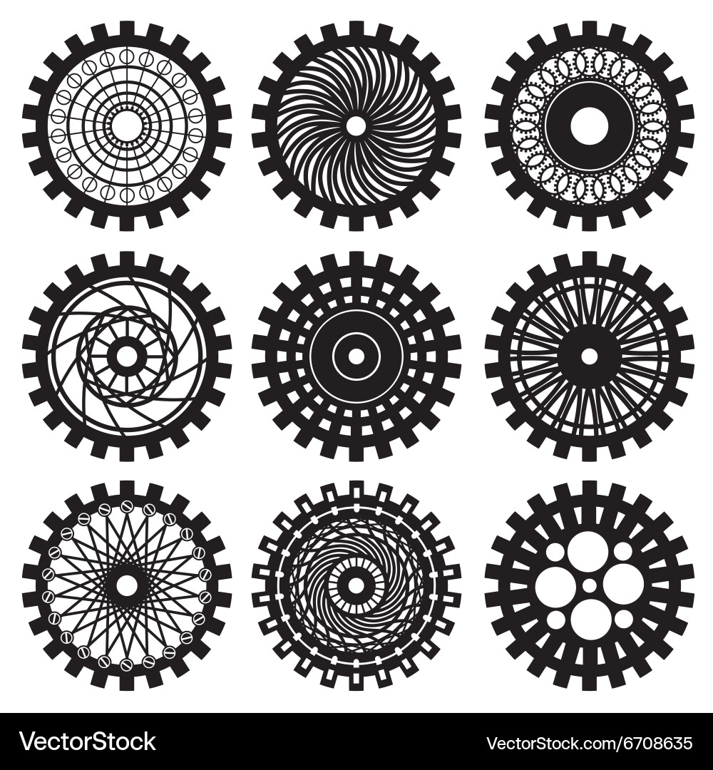 Steampunk gears Royalty Free Vector Image - VectorStock