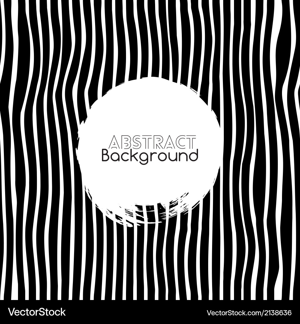 Black and White Stripe Background vector image