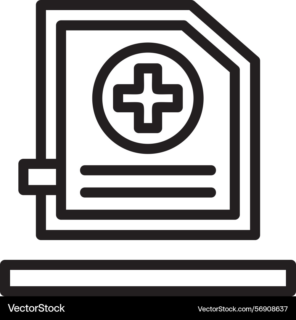 Add linear style icon design Vector Image