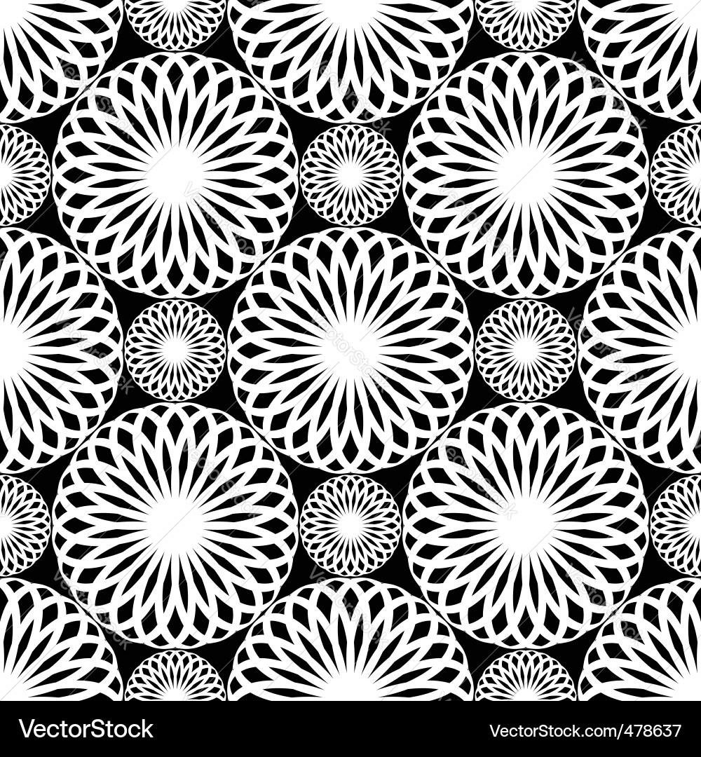 Lacy Rosette Pattern vector image