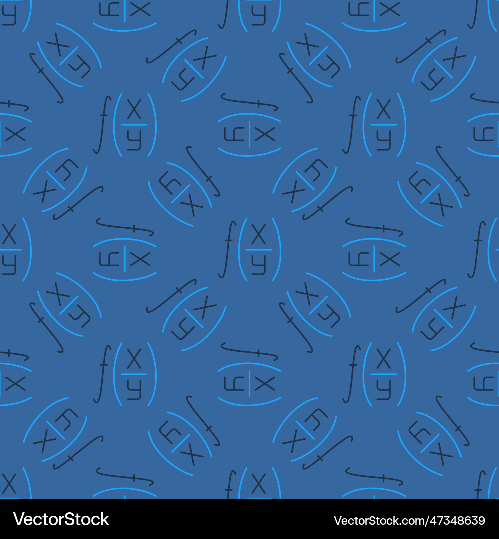 Mathematical Function Pattern vector image