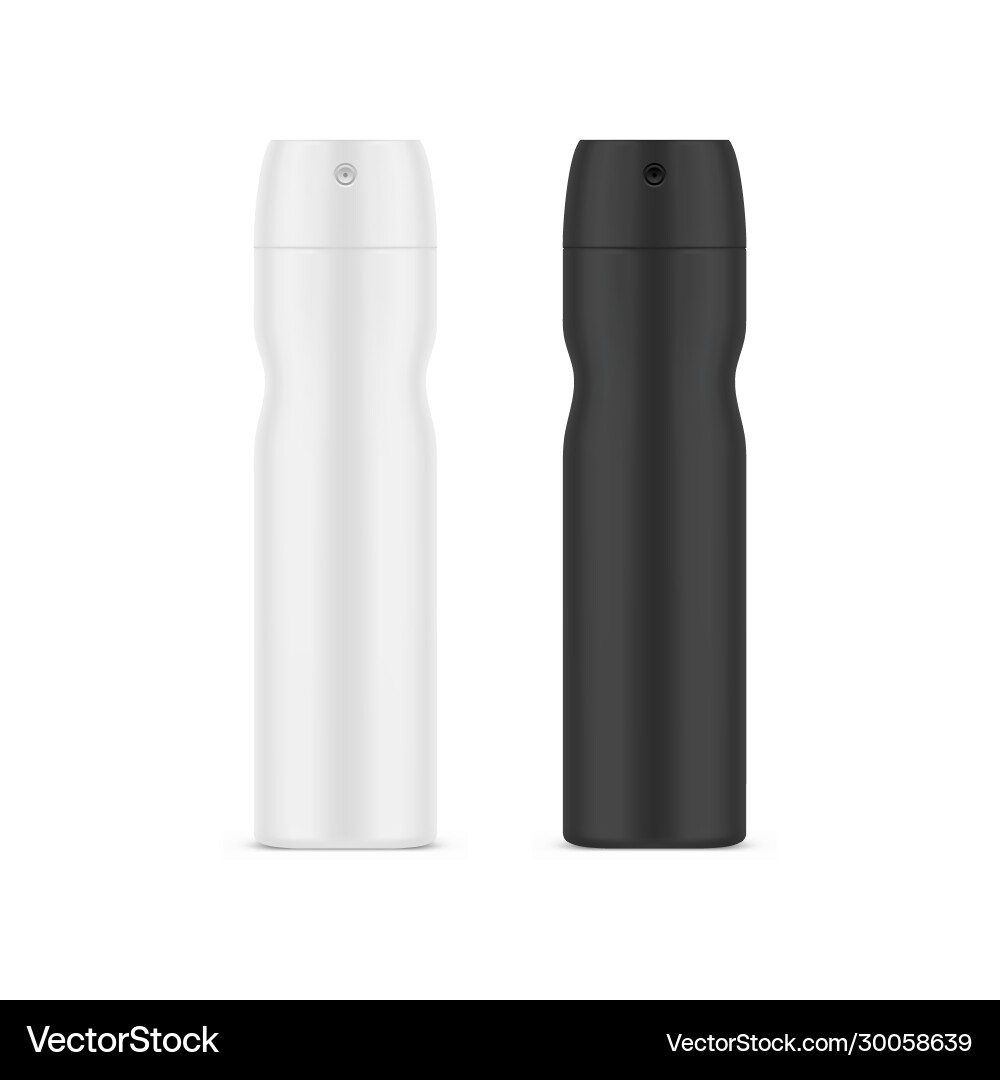 Realistische Sprühflaschen oder leeres Deodorantglas Realistische Sprühflaschen oder leeres Deodorantglas vektorbild