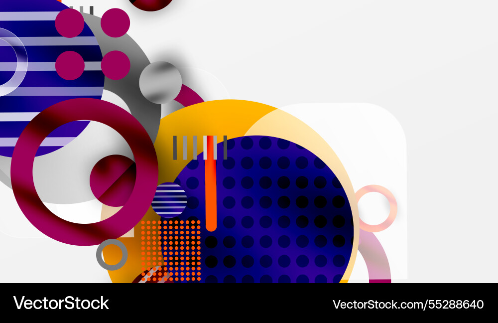 Abstract geometric background with overlapping Abstract geometric background with overlapping vector image