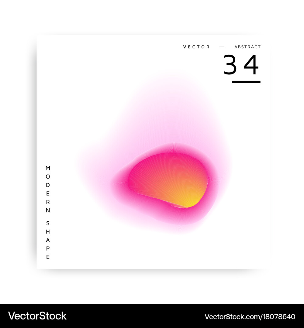 Abstract Modern Shape - Gradient vector image