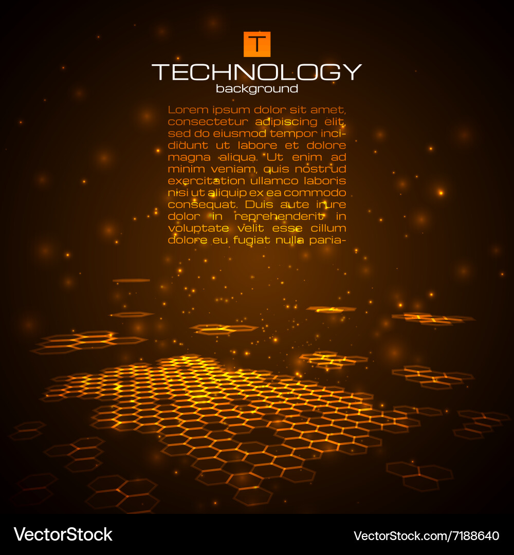 Futuristic digital background with space for text vector image
