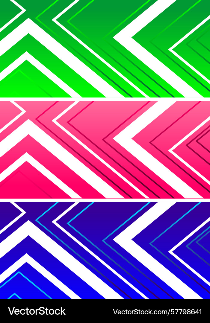 3 in 1 abstract stripe racing background designs 3 in 1 abstract stripe racing background designs Vector Image