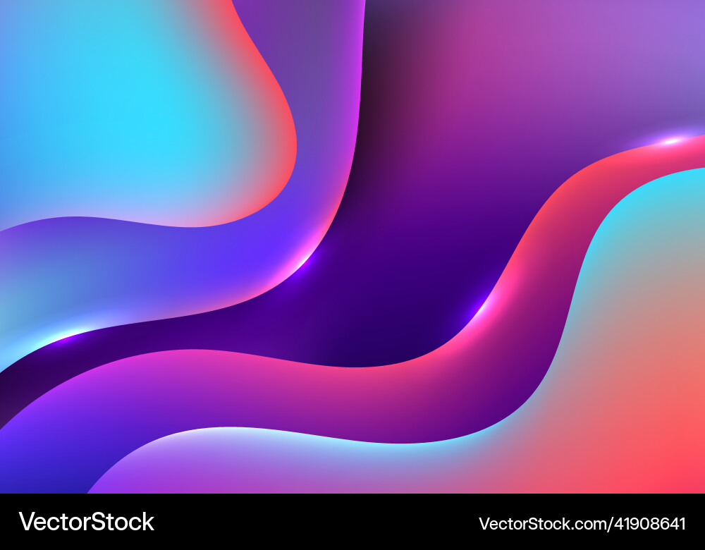 Abstract mesh design of colorful decorative style vector image