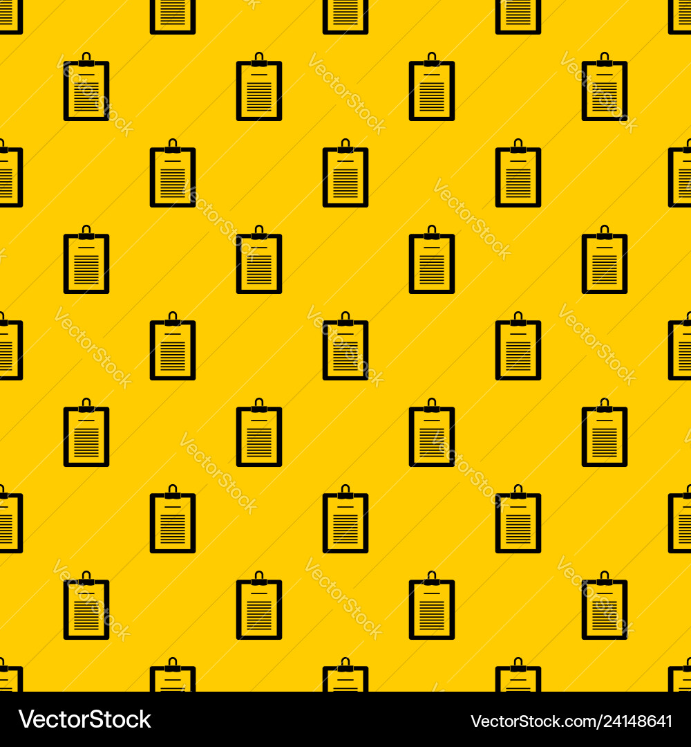 Clipboard with checklist pattern Clipboard with checklist pattern vector image