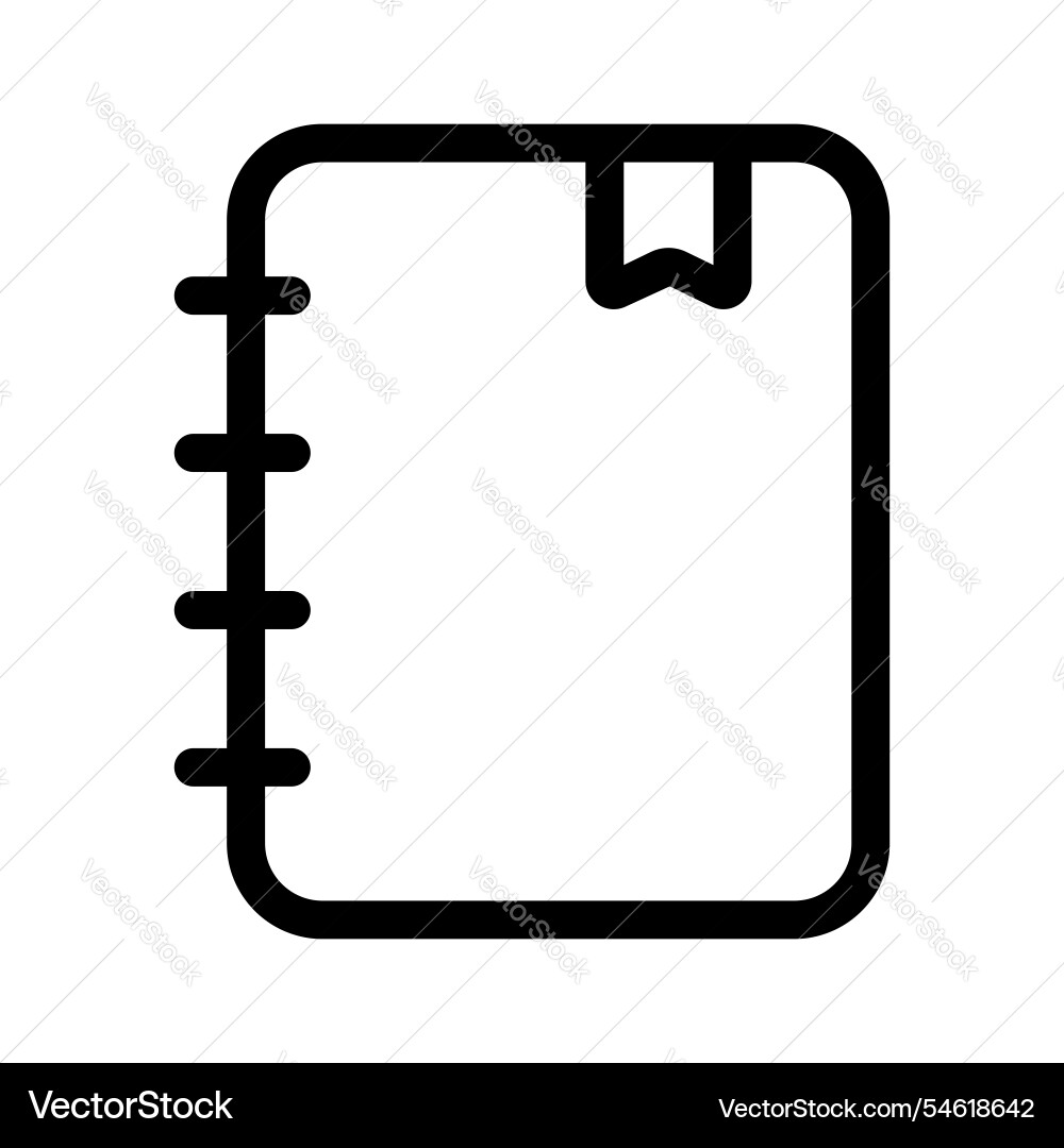 Notebook Vector Image