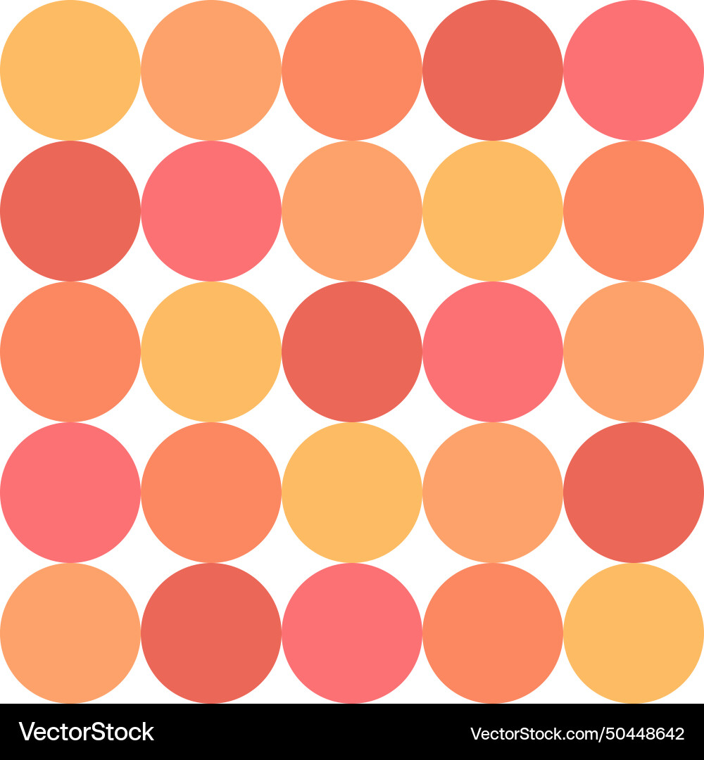 Seamless pattern in abstract style with circles vector image
