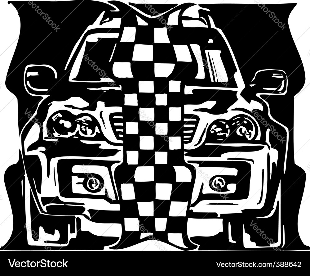 Street racing cars Vector Image