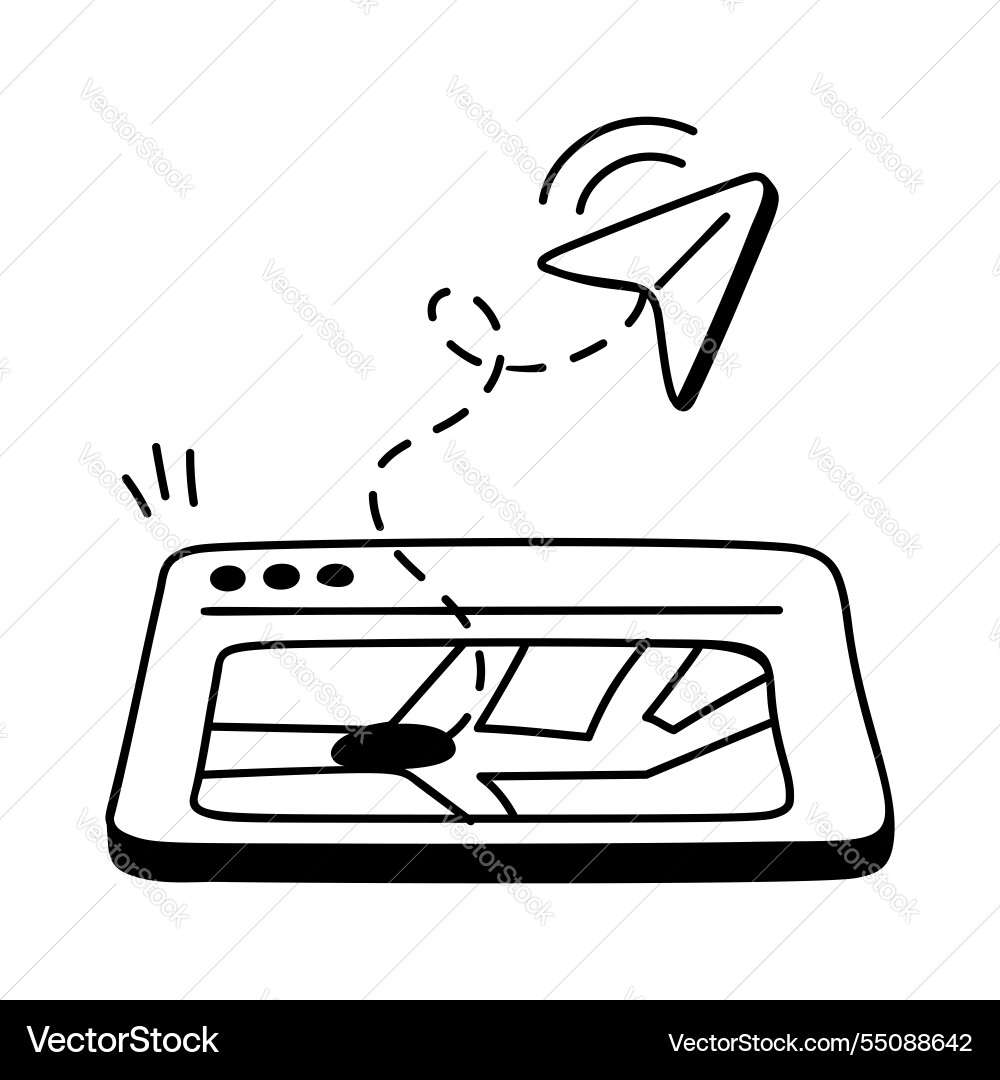 Web navigation Vector Image
