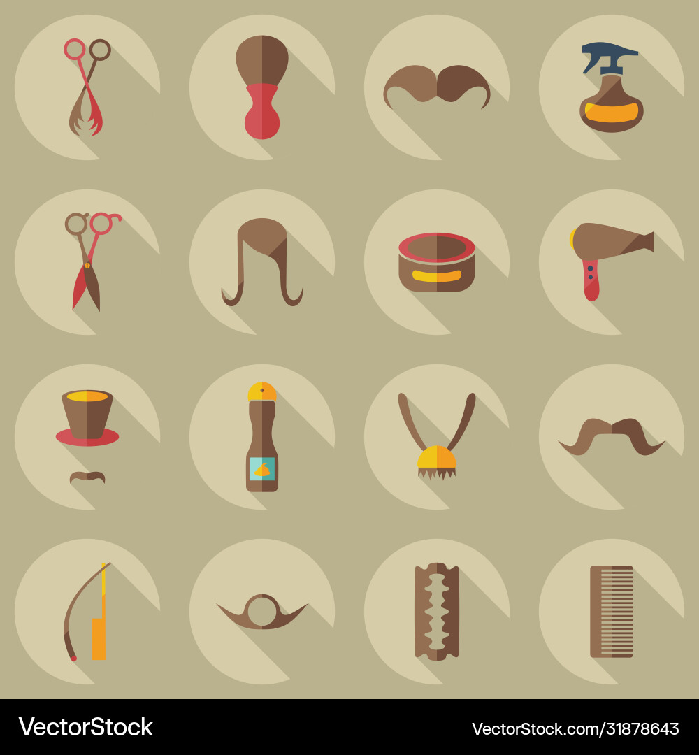 Flat concept set modern design with shadow style Flat concept set modern design with shadow style vector image