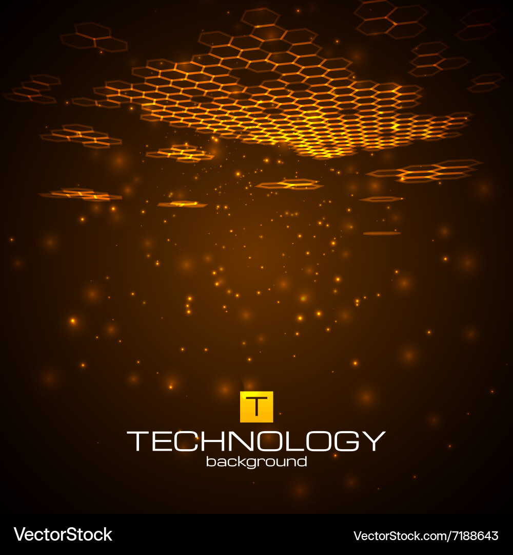Futuristic digital background with space for text Vector Image