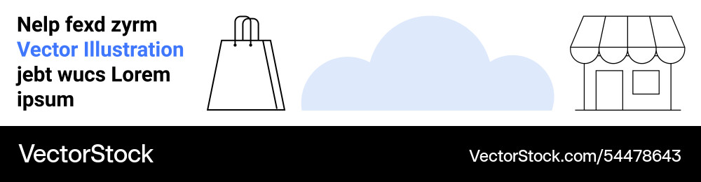 Vereinfachte E-Commerce-Elemente einschließlich Einkaufen Vereinfachte E-Commerce-Elemente einschließlich Einkaufen vektorbild
