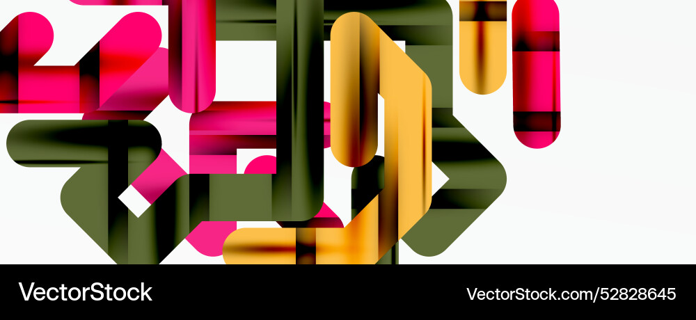Abstract background - colorful lines composition Abstract background - colorful lines composition Vector Image