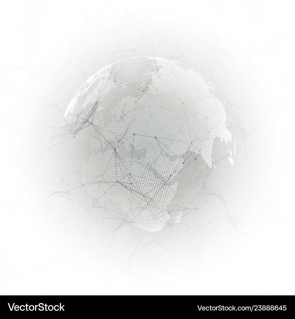 Abstract futuristic background with connecting Abstract futuristic background with connecting vector image