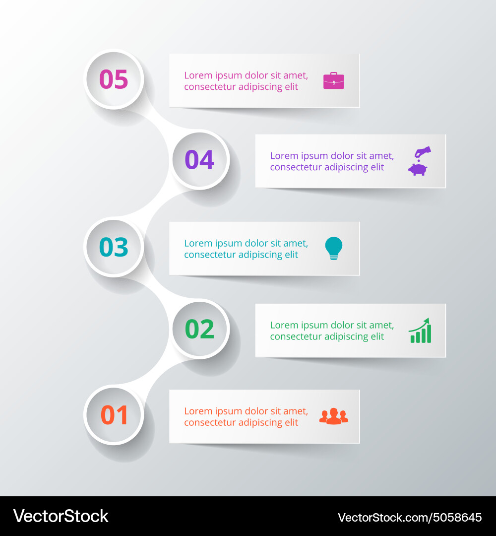Data Visualization Elements vector image