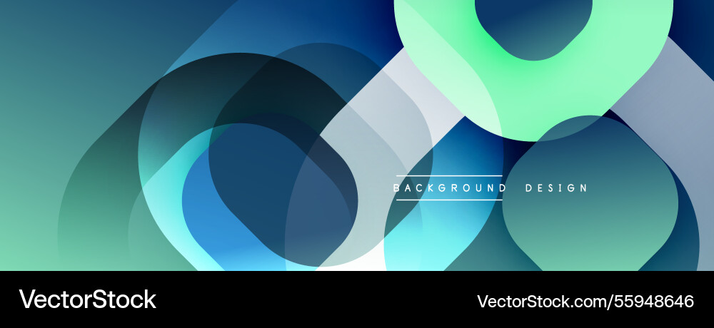 Abstract background with layered translucent vector image